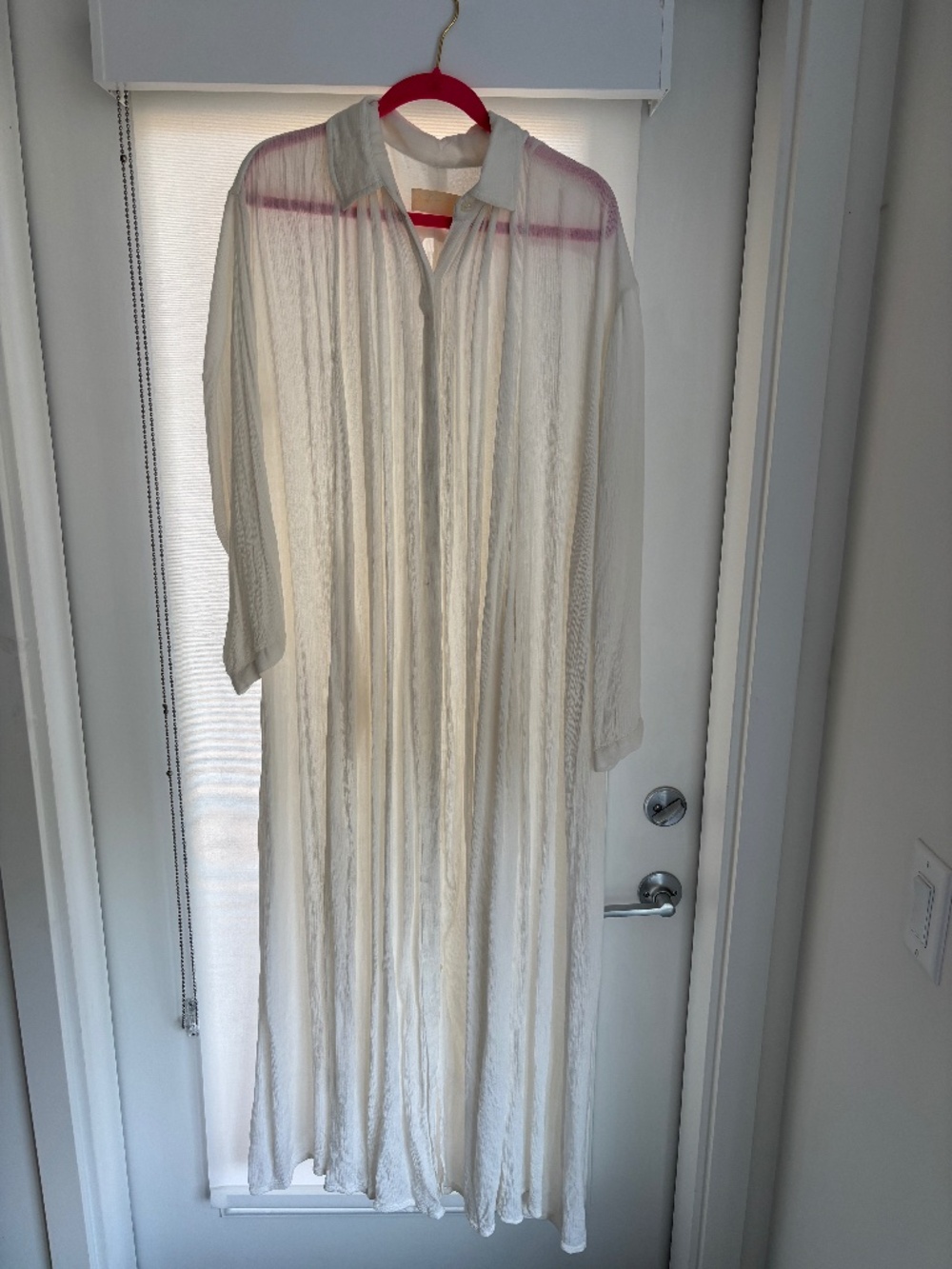 Myrah Penaloza White Sheer Dress with Limitless Styling Options